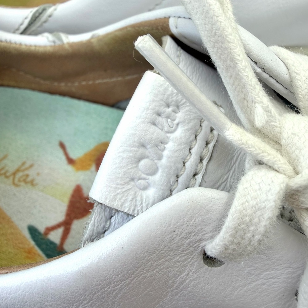 OluKai Pehuea Li Ili Women's Size 8.5 White Leather Sneakers - Picture 7 of 10